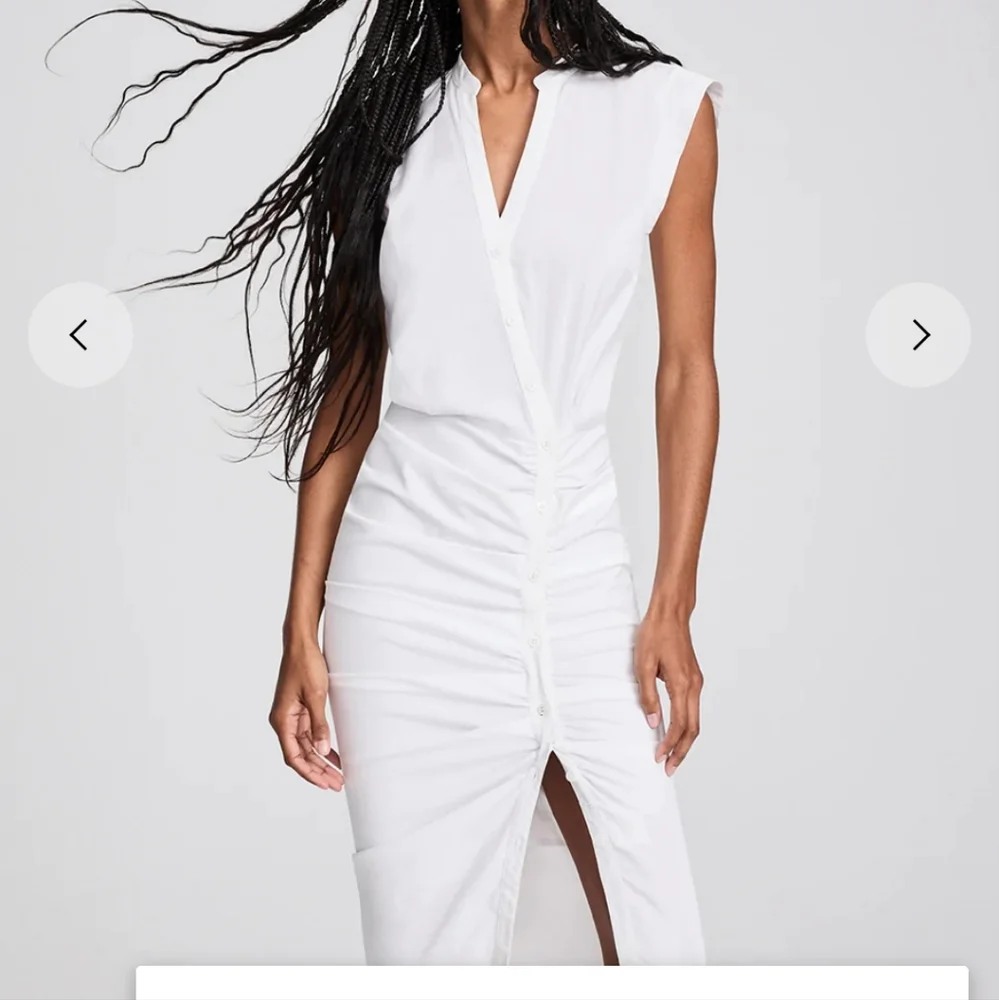 Veronica Beard Ruched Shirtdress - Picture 4 of 16